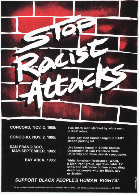 Stop Racist Attacks Support Black People’s Human Rights!