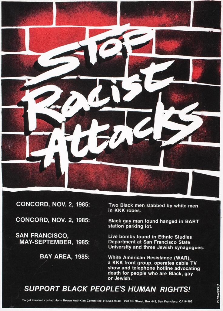 Stop Racist Attacks Support Black Human Rights